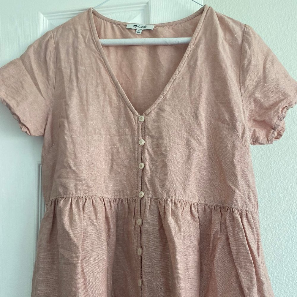 Madewell Linen blend dress